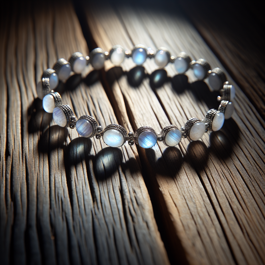 bracelet en pierre de lune