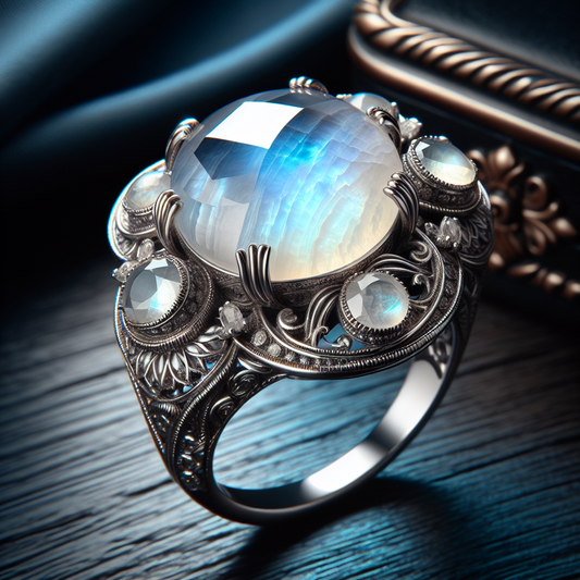 pierre de lune bague
