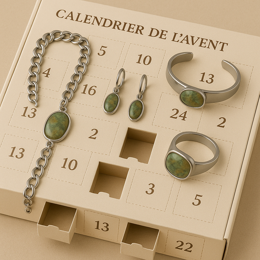 Calendrier de l'Avent Bijoux : 24 Jours de Magie et d'Élégance