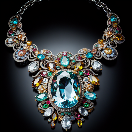 collier avec pierre