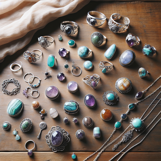 bijoux pierre naturelle et argent