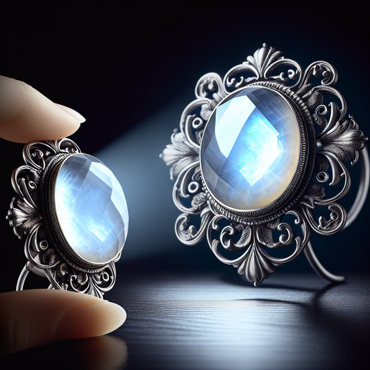 boucle d oreille pierre de lune