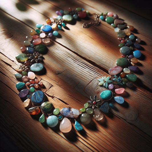 collier pierres naturelles