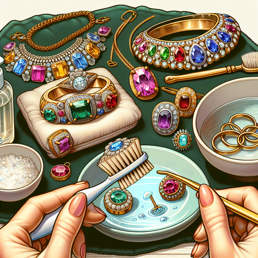 Comment Nettoyer Des Bijoux En Or Avec Pierre Précieuse