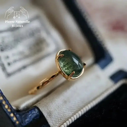 Bague en Agate mousse | Bagues | pierre naturelle bijoux