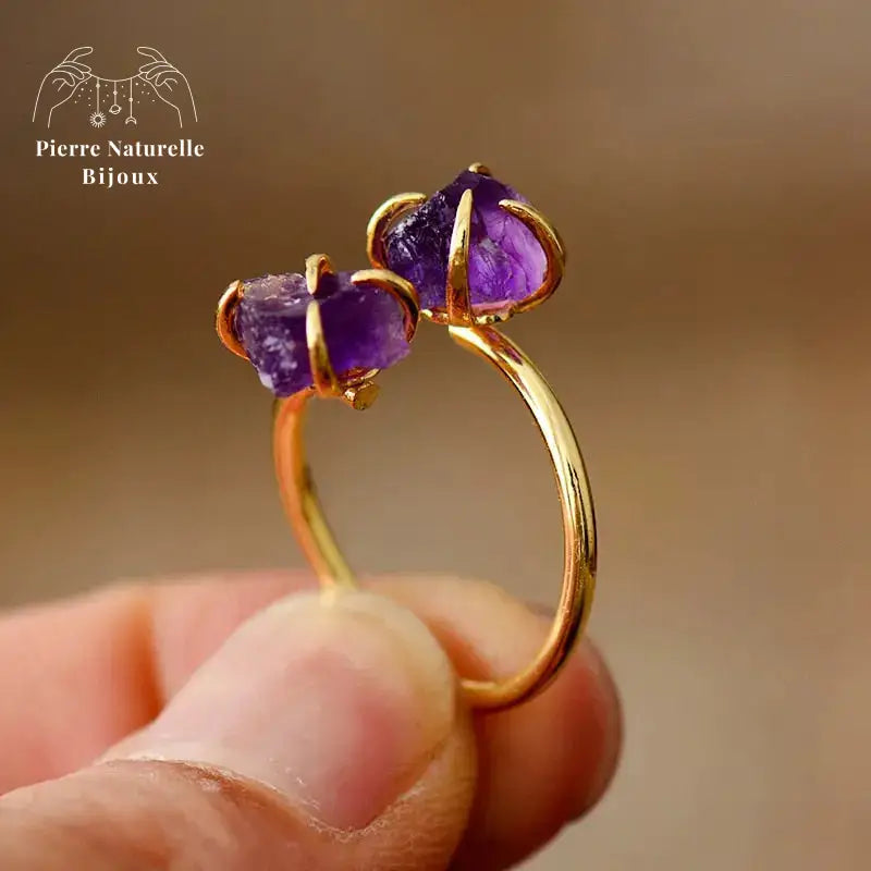 Bague en Améthyste | Bagues | pierre naturelle bijoux