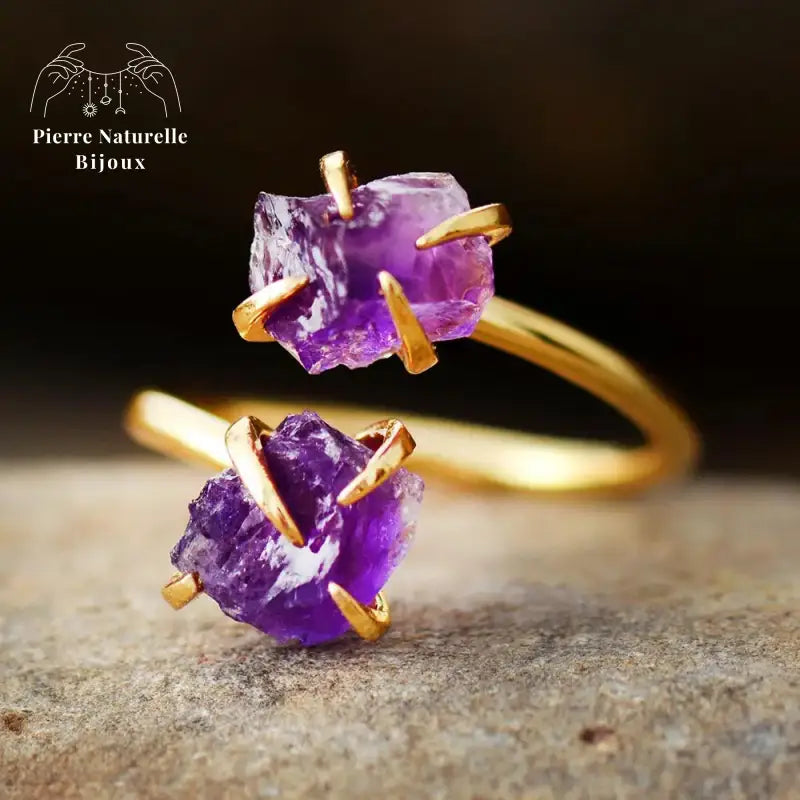 Bague en Améthyste | Bagues | pierre naturelle bijoux