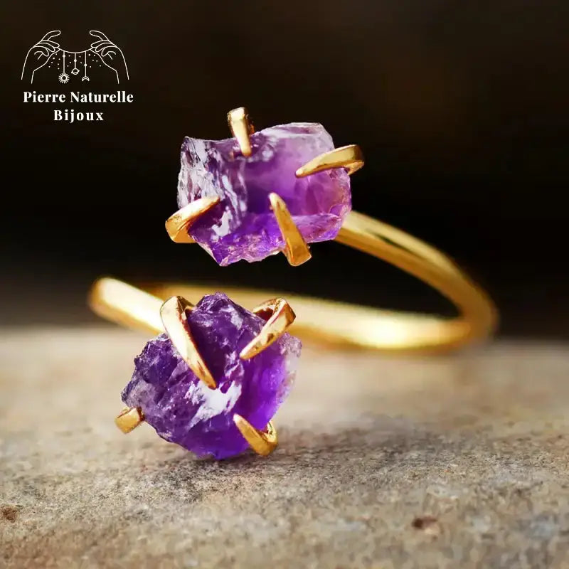 Bague en Améthyste | Bagues | pierre naturelle bijoux