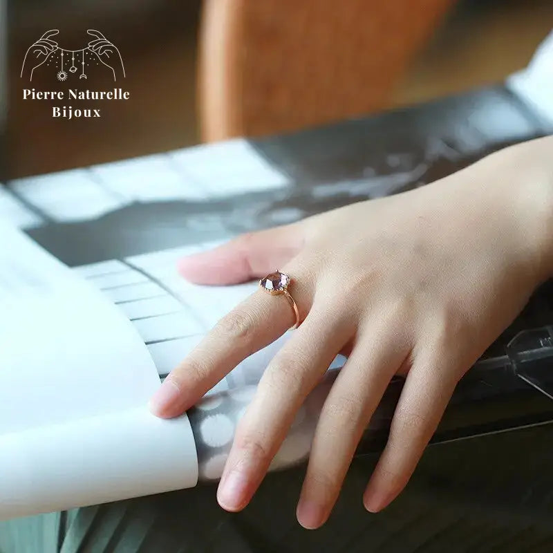 Bague "Hathor" en Améthyste | Bagues | pierre naturelle bijoux