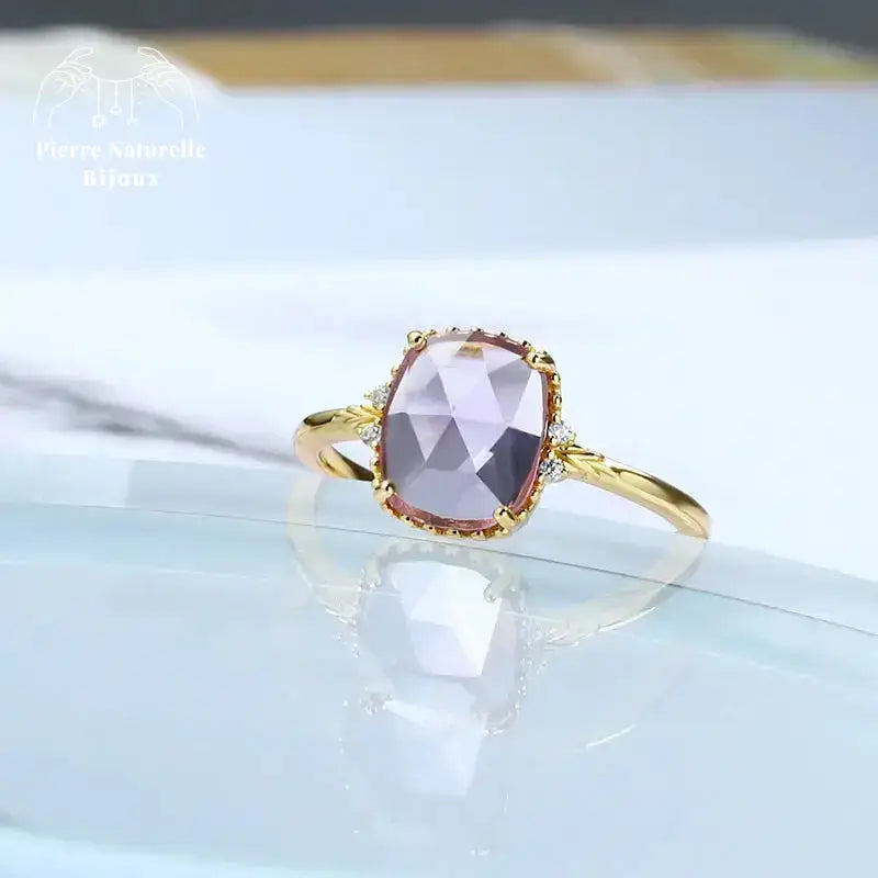 Bague "Hathor" en Améthyste