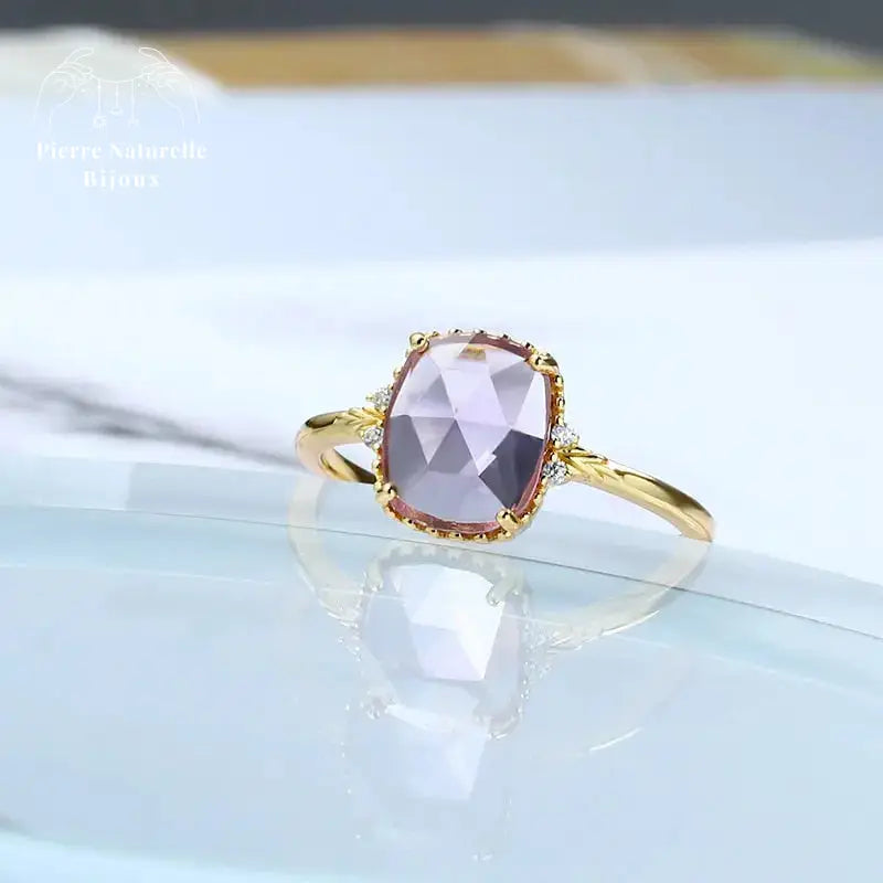Bague "Hathor" en Améthyste