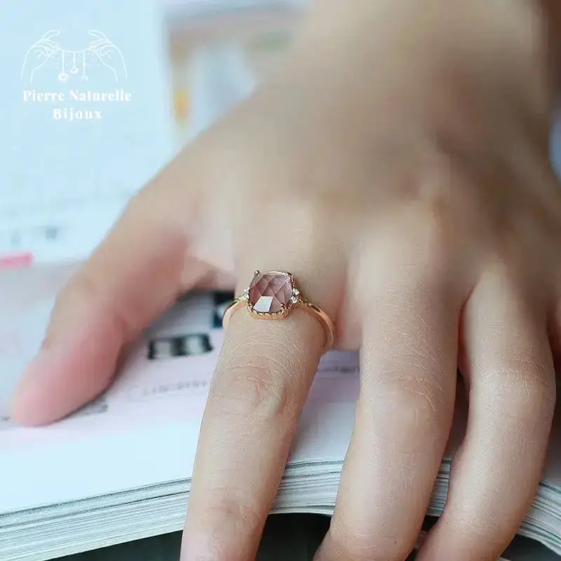 Bague "Hathor" en Améthyste | Bagues | pierre naturelle bijoux