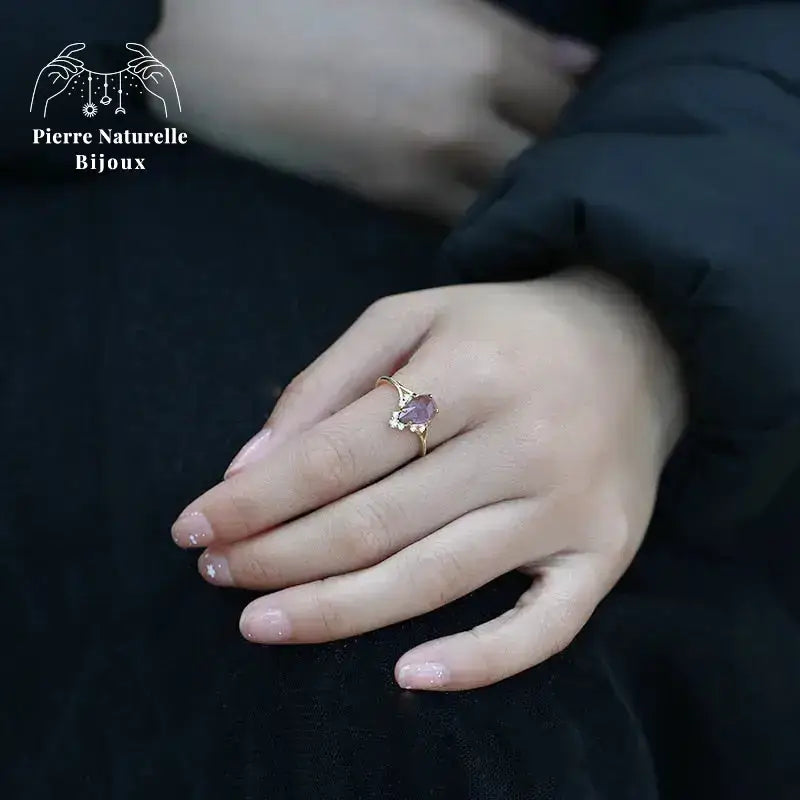 Bague "Prestige" en Améthyste | Bagues | pierre naturelle bijoux