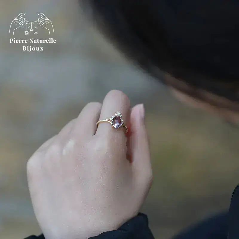 Bague "Prestige" en Améthyste | Bagues | pierre naturelle bijoux