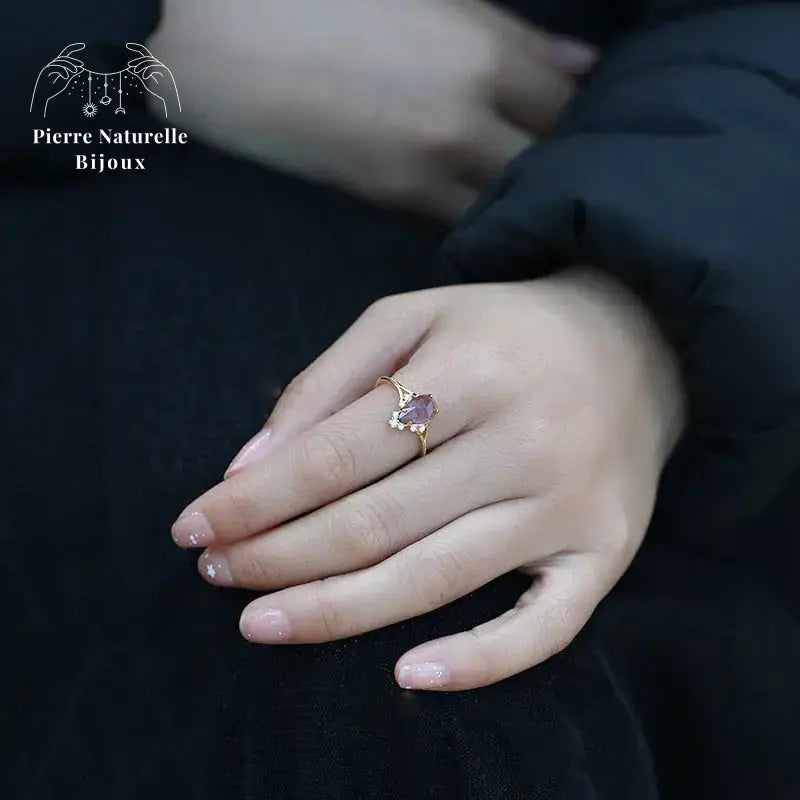 Bague "Prestige" en Améthyste | Bagues | pierre naturelle bijoux