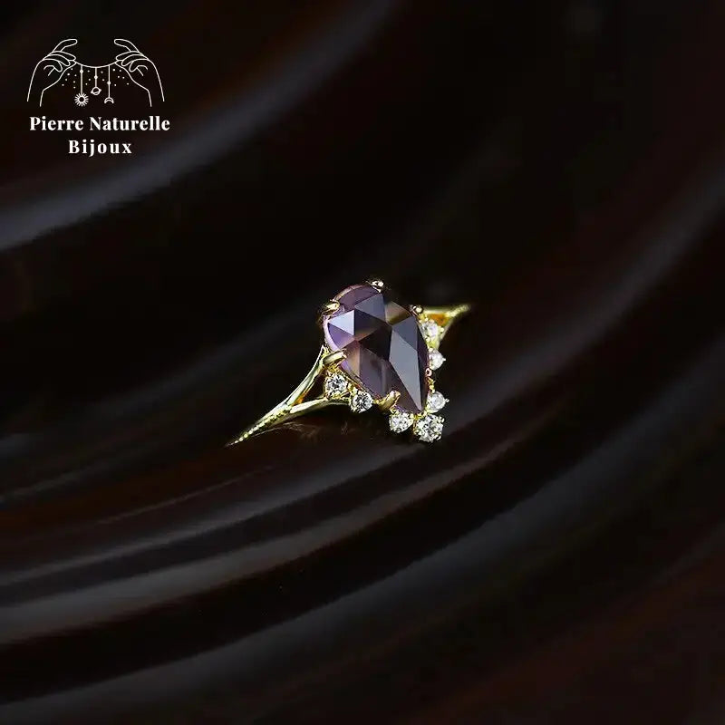 Bague "Prestige" en Améthyste | Bagues | pierre naturelle bijoux