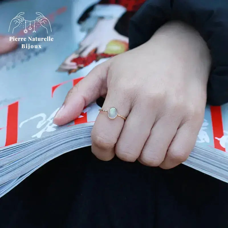 Bague en Labradorite | Bagues | pierre naturelle bijoux