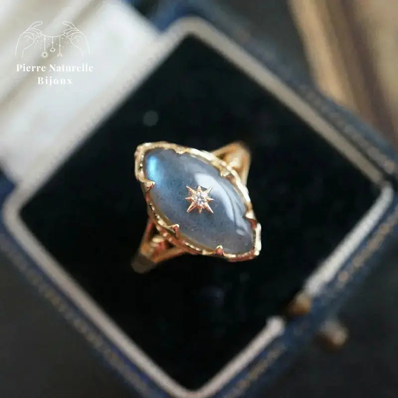 Bague "Athéna" en Labradorite | Bagues | pierre naturelle bijoux