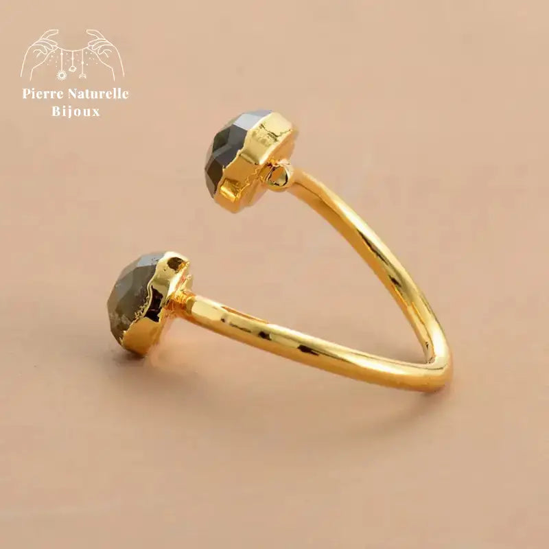 Bague "Franchise" en Labradorite | Bagues | pierre naturelle bijoux