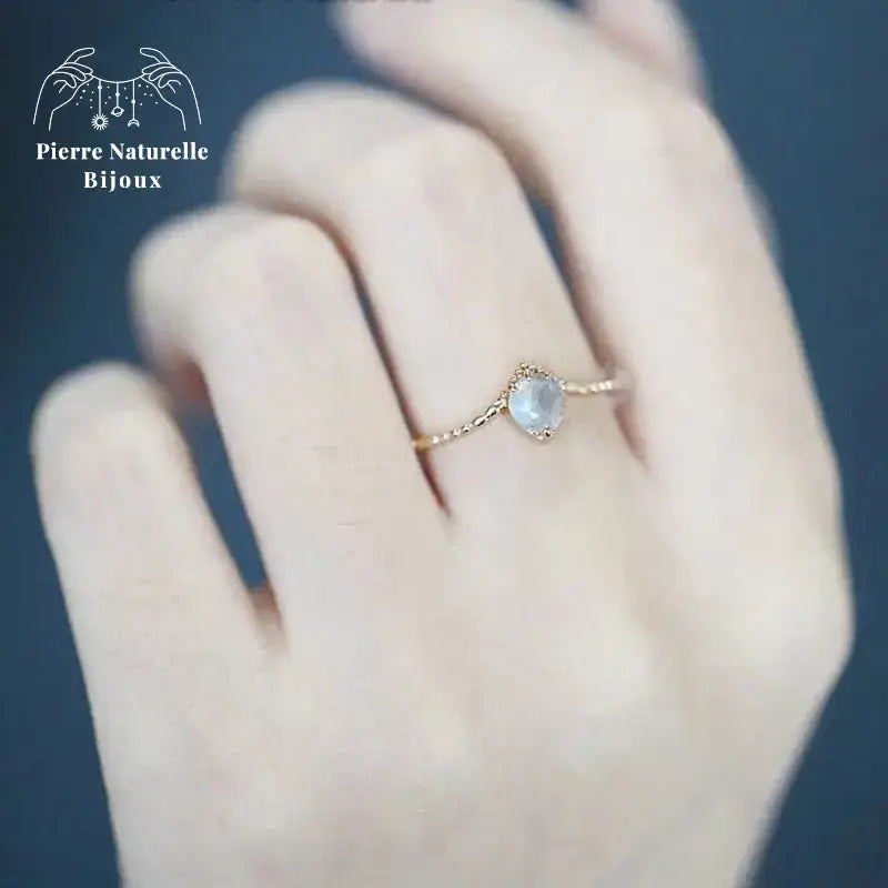 Bague "Héra" en Labradorite | Bagues | pierre naturelle bijoux