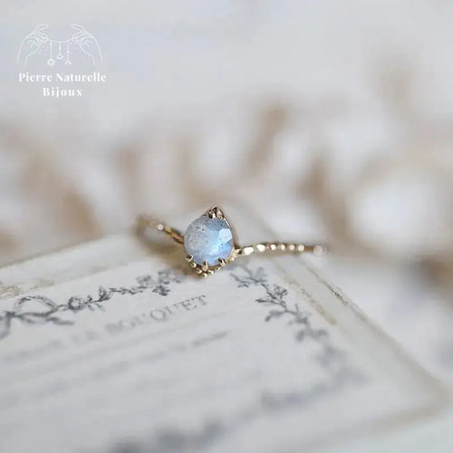 Bague "Héra" en Labradorite | Bagues | pierre naturelle bijoux