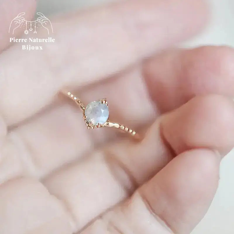 Bague "Héra" en Labradorite | Bagues | pierre naturelle bijoux
