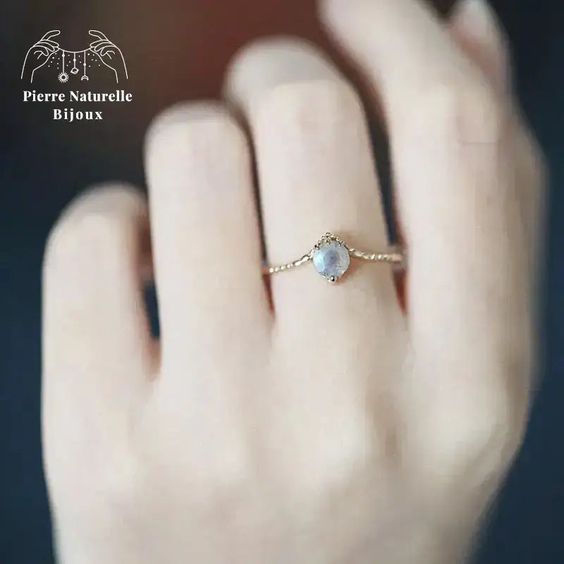 Bague "Héra" en Labradorite