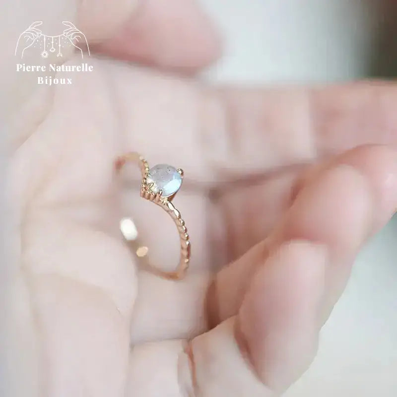 Bague "Héra" en Labradorite | Bagues | pierre naturelle bijoux