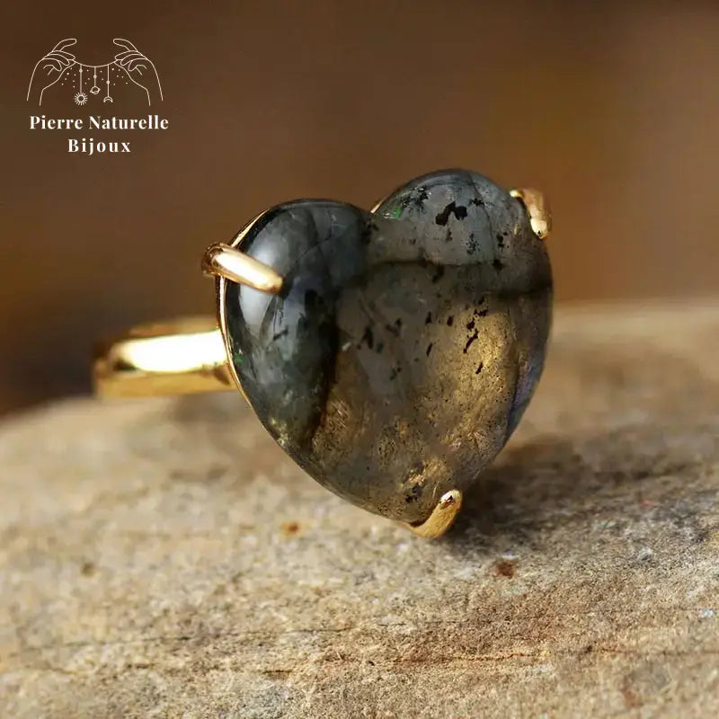 Bague "Reflet" en Labradorite | Bagues | pierre naturelle bijoux