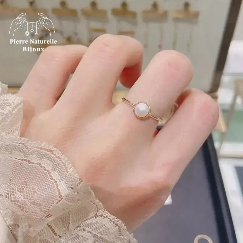 Bague en Perle d'eau douce
