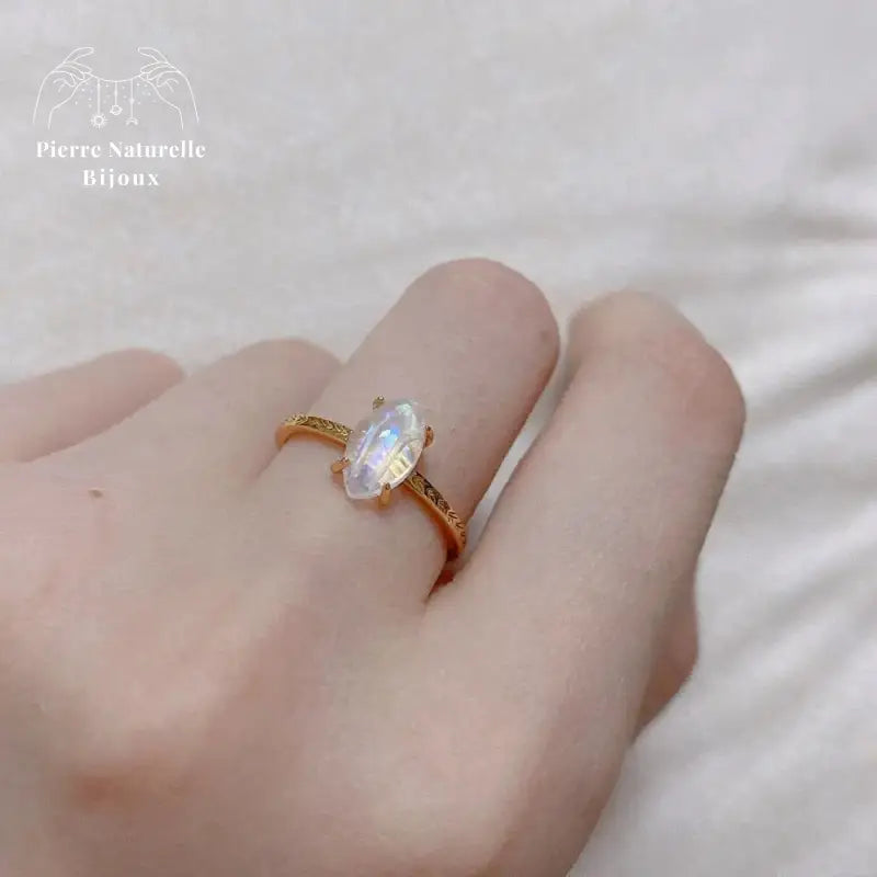 Bague en Pierre de lune | Bagues | pierre naturelle bijoux