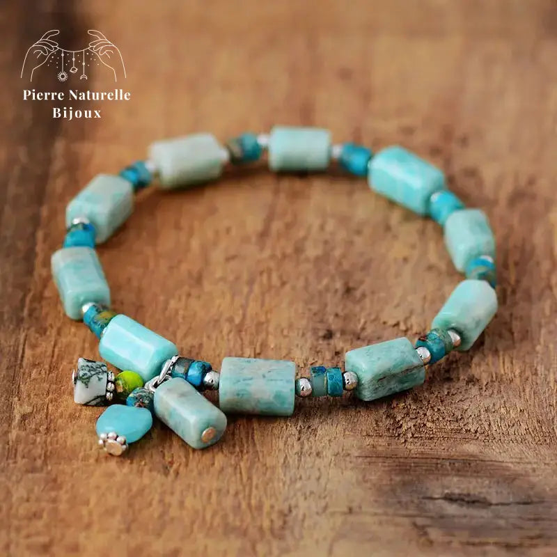 Bracelet "Omoroca" en Amazonite | Bracelets | pierre naturelle bijoux