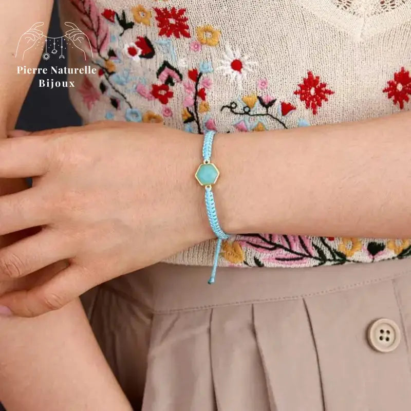 Bracelet "Sérénité de l'esprit" en Amazonite | Bracelets | pierre naturelle bijoux
