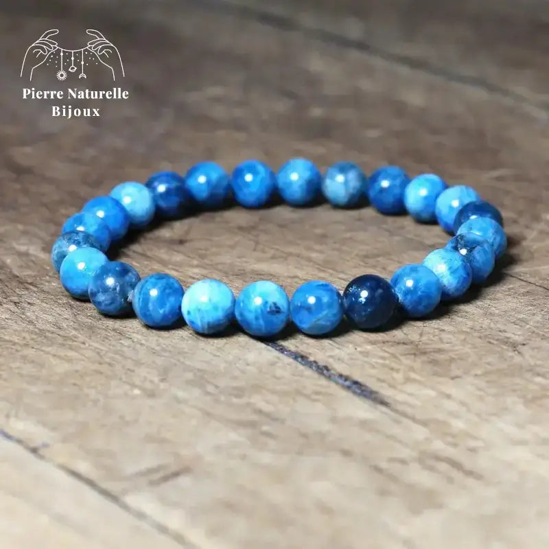 Bracelet "Sociabilité" en Apatite | Bracelets | pierre naturelle bijoux