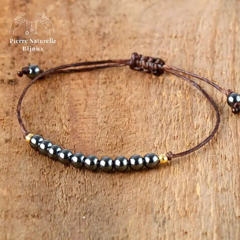 Bracelet "Mèdes" en Hématite | Bracelets | pierre naturelle bijoux
