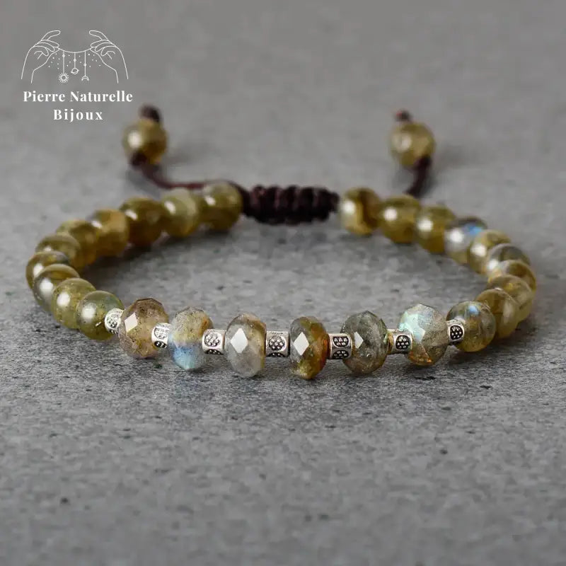 Bracelet "Astral" en Labradorite | Bracelets | pierre naturelle bijoux