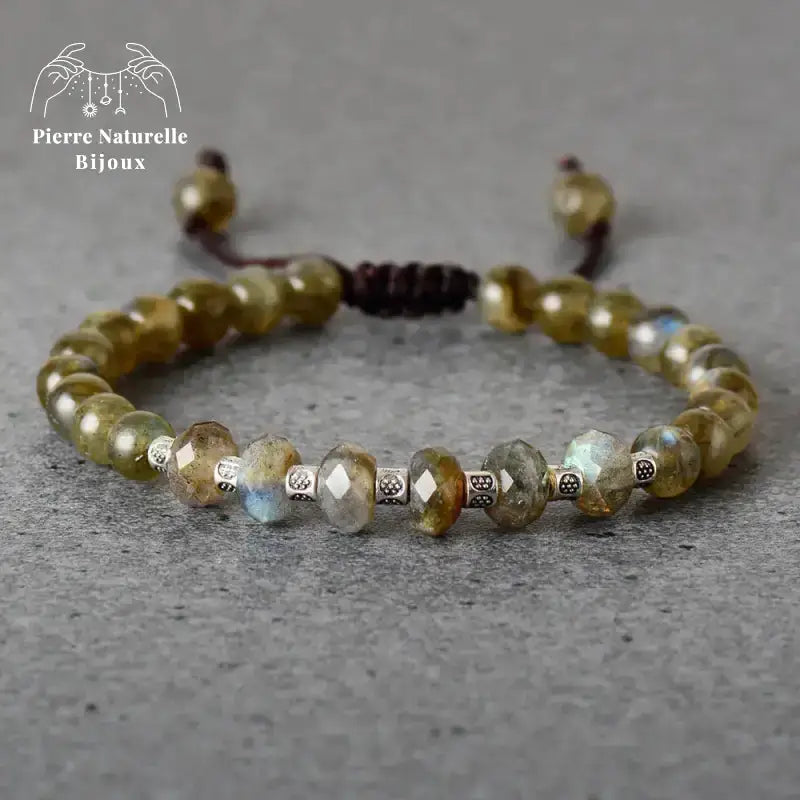 Bracelet "Astral" en Labradorite | Bracelets | pierre naturelle bijoux