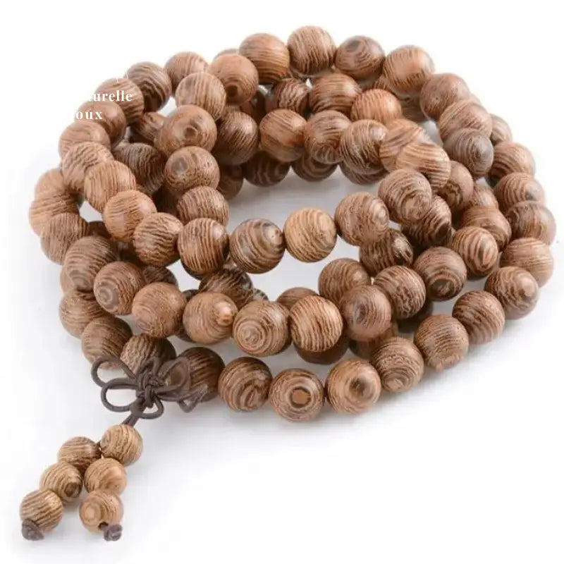 Bracelet mala en Bois wengé | Bracelets | pierre naturelle bijoux