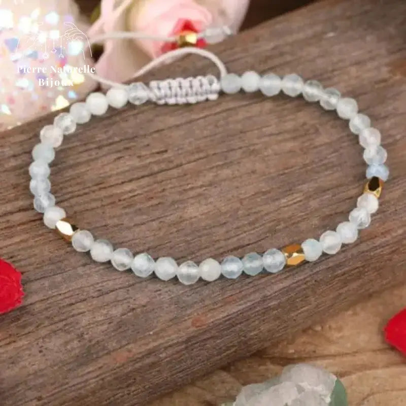 Bracelet "Elégance" en aigue-marine