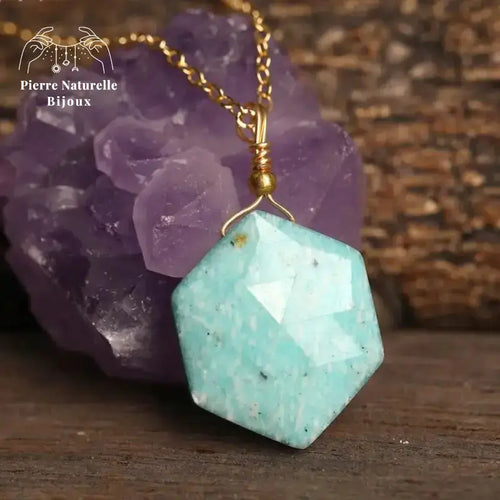 Collier en Amazonite | Colliers | pierre naturelle bijoux