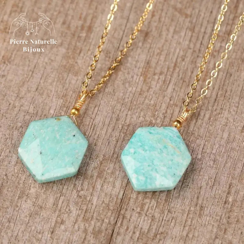 Collier en Amazonite | Colliers | pierre naturelle bijoux