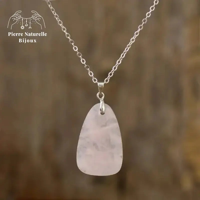 Collier en Quartz rose