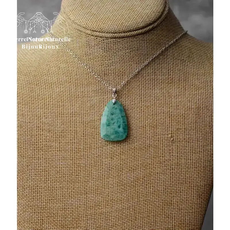 Collier en Amazonite / Quartz rose | Colliers | pierre naturelle bijoux