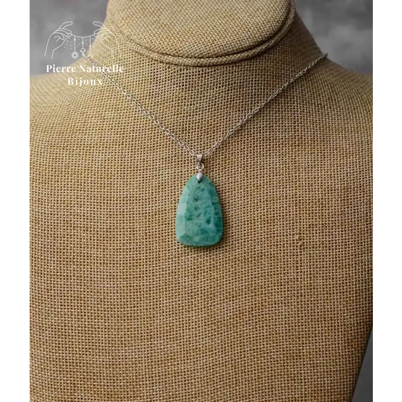 Collier en Amazonite / Quartz rose | Colliers | pierre naturelle bijoux