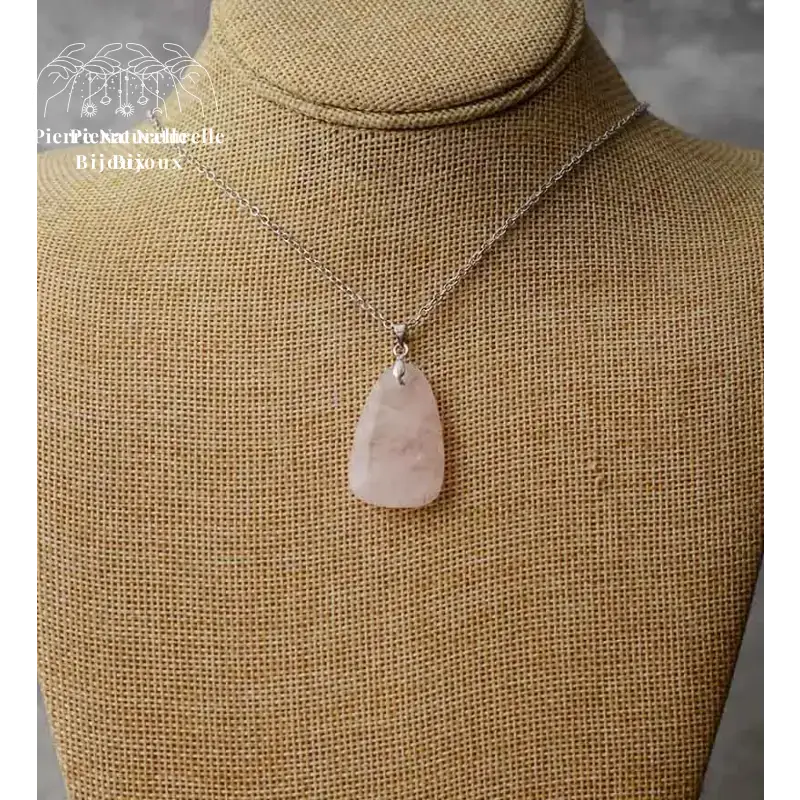 Collier en Amazonite / Quartz rose | Colliers | pierre naturelle bijoux