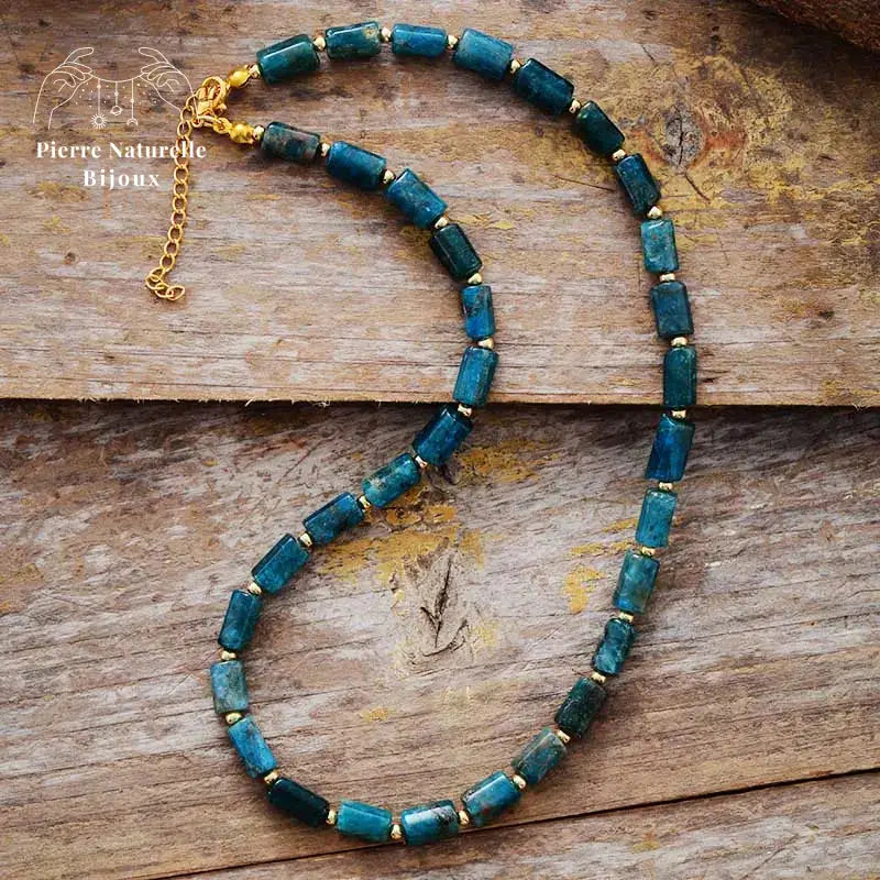 Collier en Apatite | Colliers | pierre naturelle bijoux