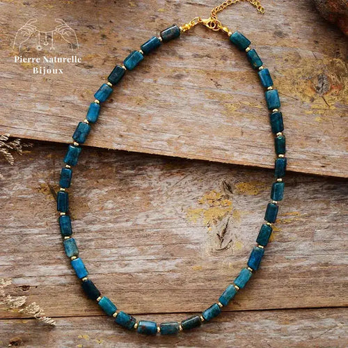Collier en Apatite | Colliers | pierre naturelle bijoux