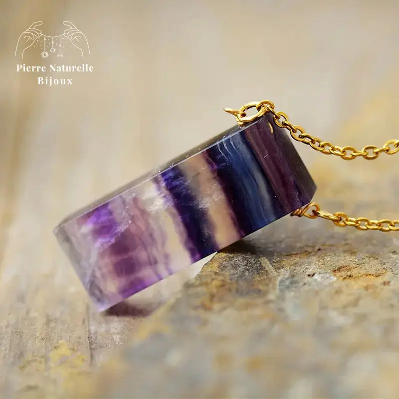 Collier en Fluorite | Colliers | pierre naturelle bijoux