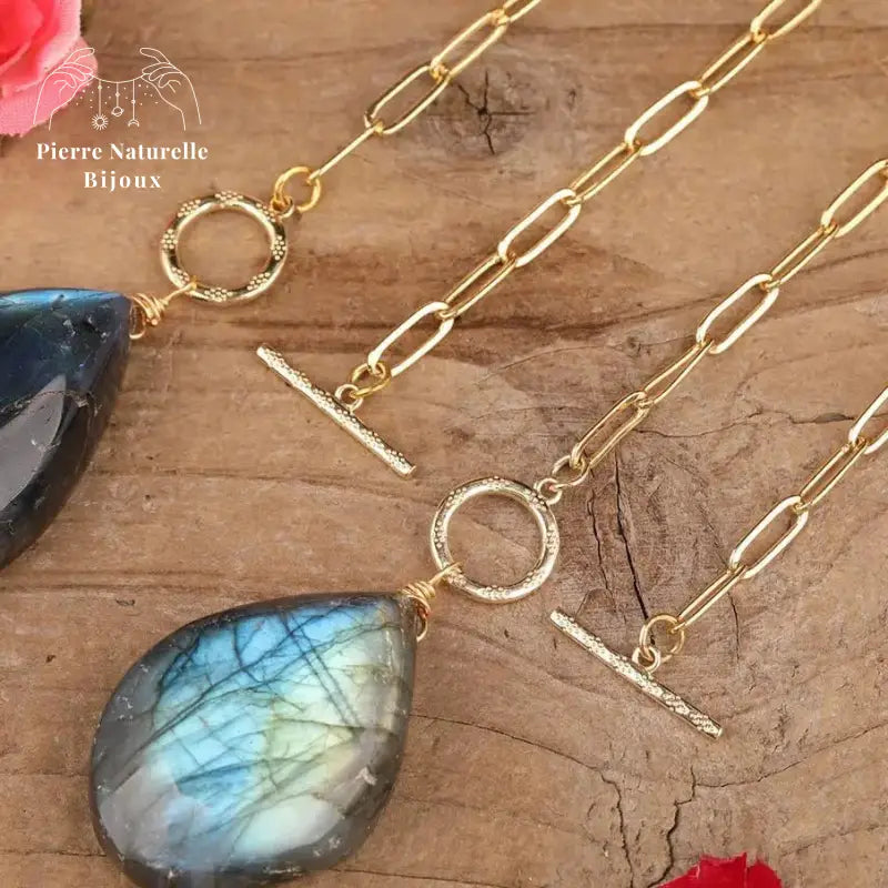 Collier en Labradorite | Colliers | pierre naturelle bijoux