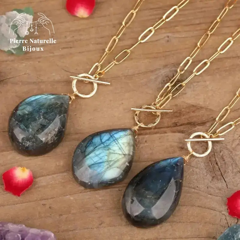 Collier en Labradorite | Colliers | pierre naturelle bijoux